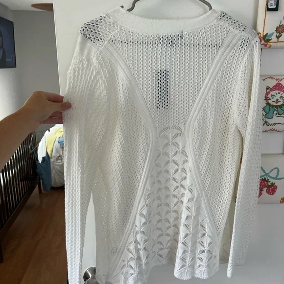 WHITE CARDIGAN - Picture 10 of 14